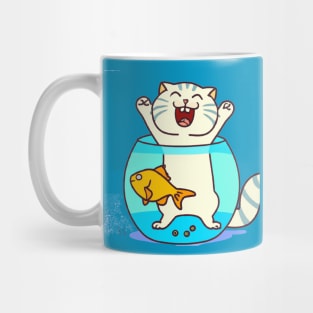 CAT IN FISHBOWL Mug